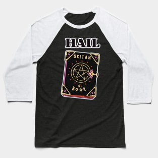 Hail Seitan Vegan Pun Baseball T-Shirt